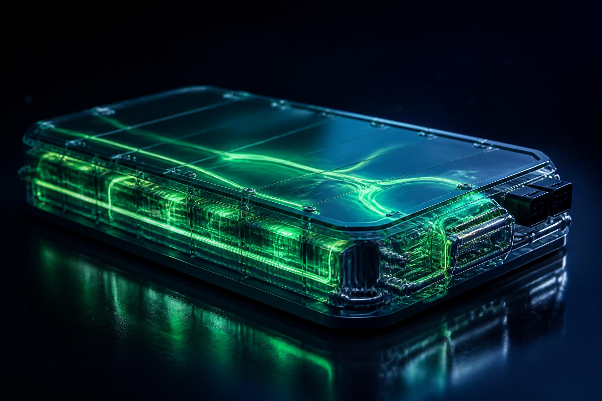 Glowing next-generation battery pack